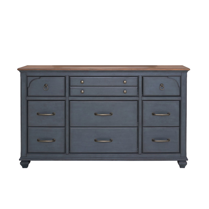 Alcott Hill Wauneta 9 Drawer Dresser No Assembly Required Wayfair